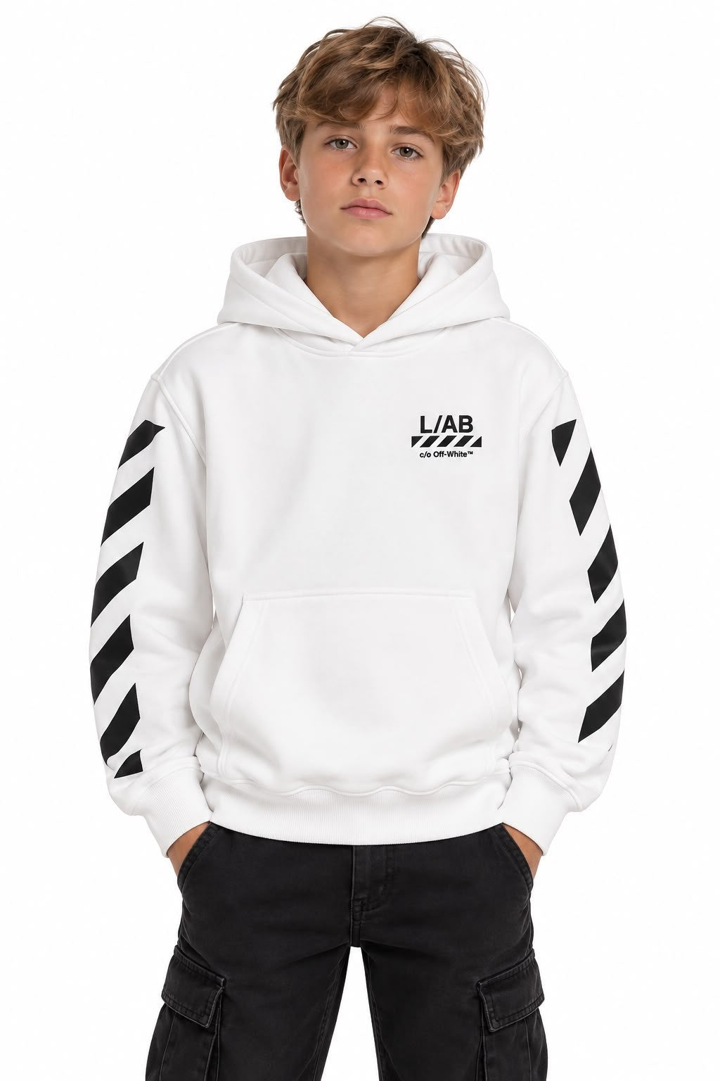 Felpa bambino - off-white