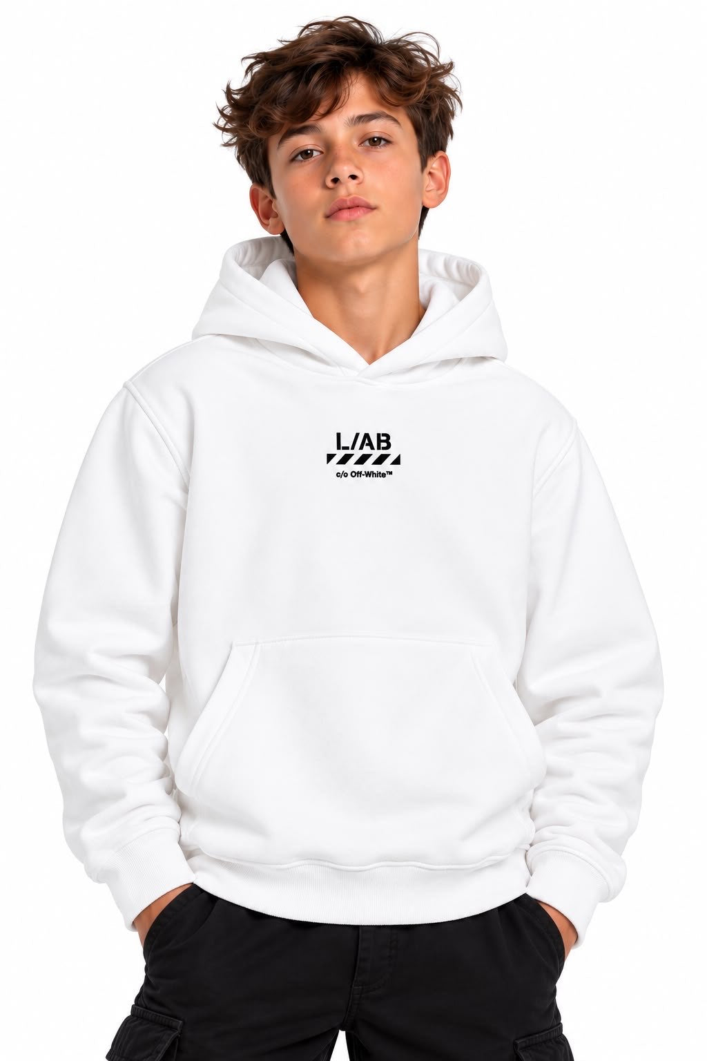 Felpa bambino - off-white